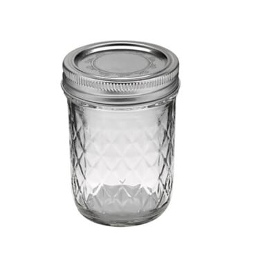 One-Cup Quilted Mason Jar