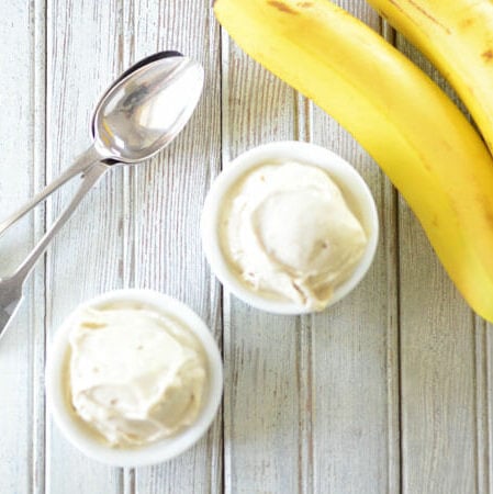 2 Ingredient Banana Ice Cream