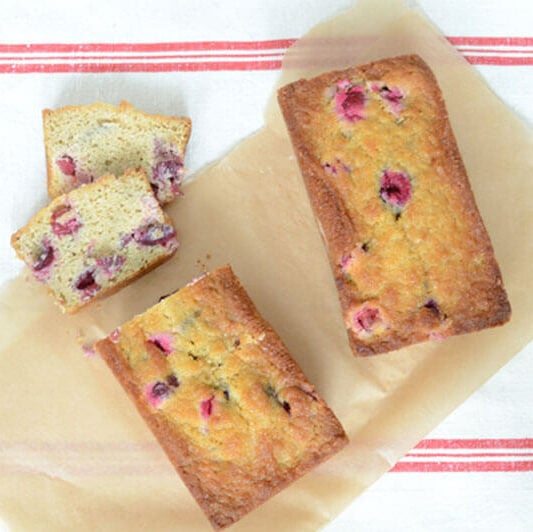 Nut-Free Cranberry Bread