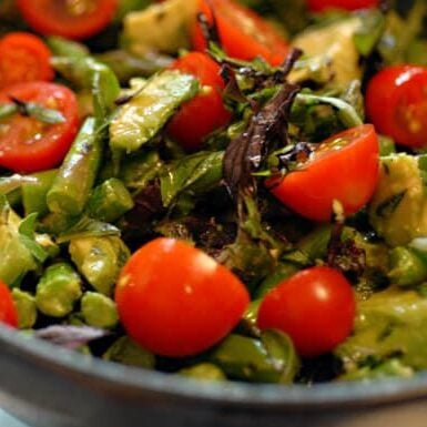 asparagus basil salad