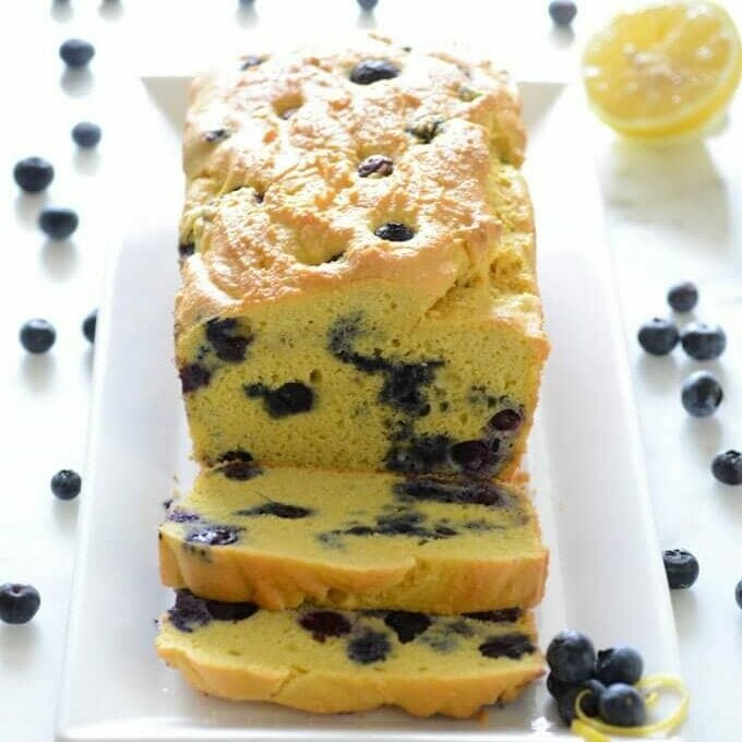 Keto Blueberry Lemon Bread