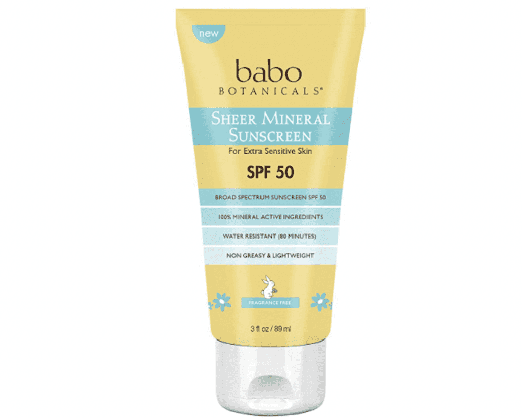 Babo Botanicals Mineral Sunscreen