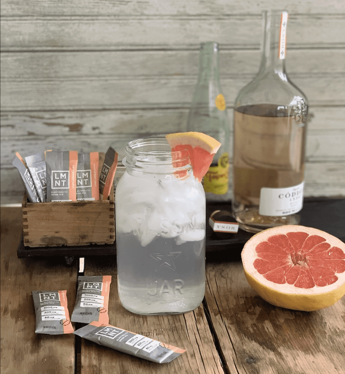 Keto Grapefruit Ranch Water Cocktail Recipe