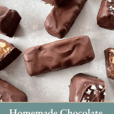 Homemade Chocolate Candy Bars
