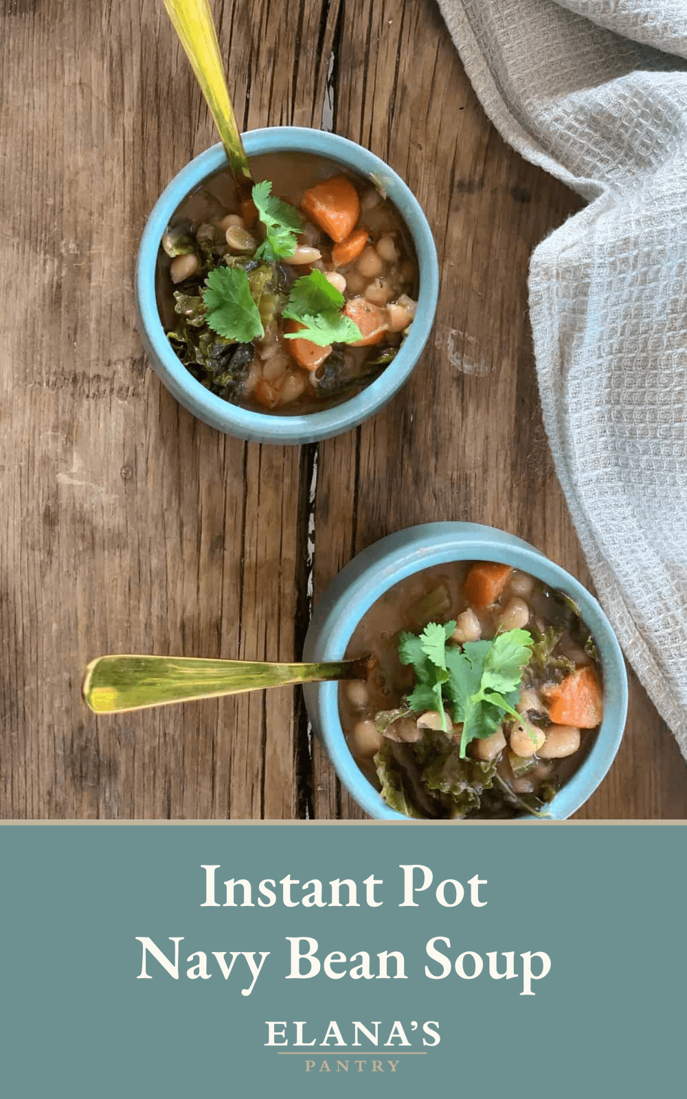 Instant Pot Navy Bean Soup - Desertridgems