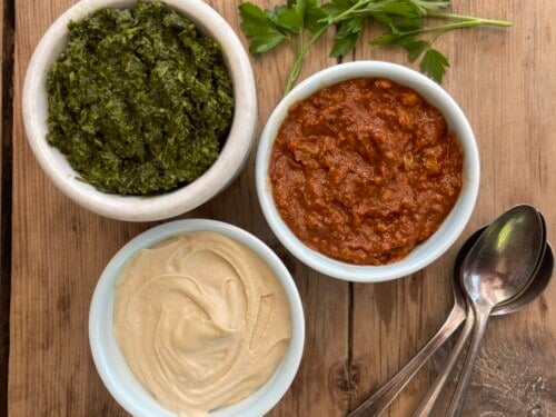 Spiced Green Schug Sauce